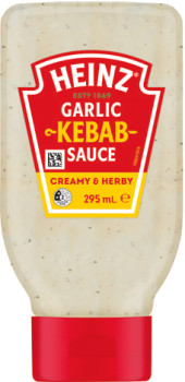 NEW+Heinz+Garlic+Kebab+Sauce+295mL