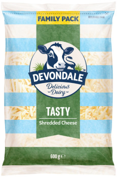 Devondale+Tasty+Shredded+Cheese+Value+Pack+600g