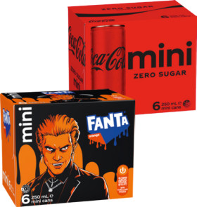 Coca%E2%80%91Cola%2C+Fanta+or+Sprite+Mini+6x250mL+Selected+Varieties