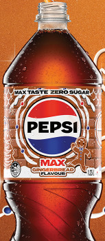 NEW+Pepsi+Max+Gingerbread+1.25+Litre