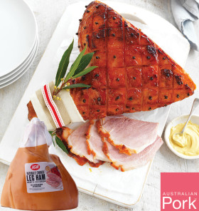 IGA+Half+Leg+Ham+Bone+In