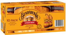 Bundaberg+Ginger+Beer+10x375mL+Selected+Varieties