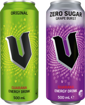 V+Energy+Drink+500mL+Selected+Varieties