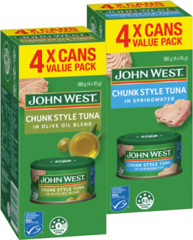 John+West+Tuna+Multipack+4x95g+Selected+Varieties