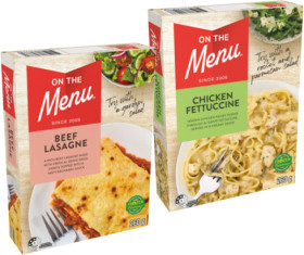 On+The+Menu+Frozen+Meal+260g+Selected+Varieties