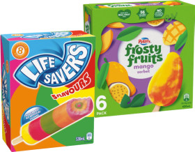 Life+Savers+Ice+Block+or+Peters+Frosty+Fruits+6%E2%80%918+Pack+Selected+Varieties