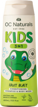 OC+Naturals+Kids+3%E2%80%91in%E2%80%911+Conditioning+Shampoo+%26amp%3B+Body+Wash+400mL+Selected+Varieties