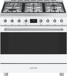 Smeg-90cm-Classic-Dual-Fuel-Freestanding-Cooker on sale