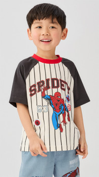 License-Tee-Spiderman-Raglan-Biege on sale