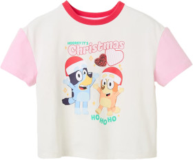 Licensed-Bluey-Australian-Cotton-Christmas-Event-T-Shirt on sale