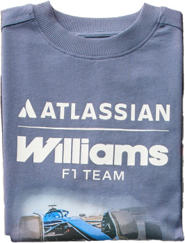 Williams-F1-Australian-Cotton-Oversized-T-Shirt on sale