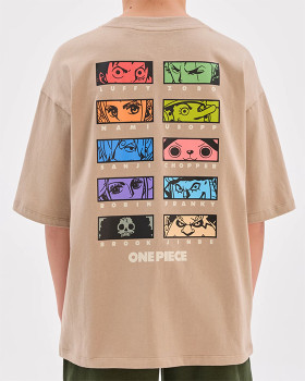 One-Piece-Crew-Cotton-T-Shirt on sale