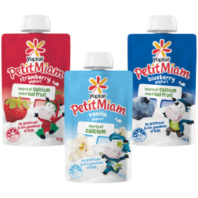 Yoplait-Petit-Miam-Kids-Yoghurt-Pouch-70g-From-the-Fridge on sale