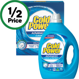 Cold-Power-Laundry-Liquid-2-Litre-Powder-2-kg-or-Capsules-Pk-29 on sale