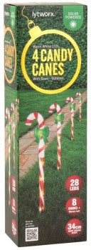 Lytworx-Candy-Cane-Solar-Stake-Lights-with-Bows-Pack-of-4 on sale