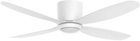 Arlec+132cm+%26lsquo%3BMiami%26rsquo%3B+4-Blade+Hugger+Fan+with+CCT+Light+and+Remote