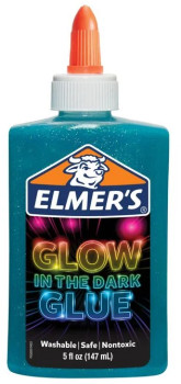 NEW-Elmers-147ml-Blue-Glow-in-the-Dark-Liquid-Glue-147ml on sale