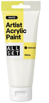 All+Set+White+100ml+Artist+Acrylic+Paint