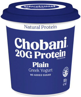 NEW+Chobani+Protein+Greek+Yogurt+Plain+900g