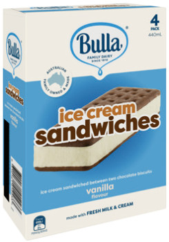 Bulla+Ice+Cream+Sandwiches+4+Pack+Selected+Varieties