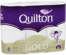 Quilton+Gold+Toilet+Tissue+4+Ply+6+Pack