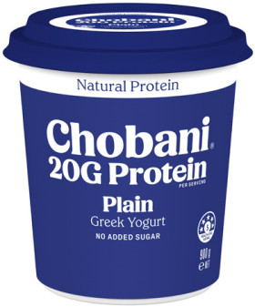 NEW+Chobani+Protein+Greek+Yogurt+Plain+900g