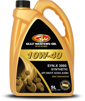 Gulf+Western+Oil+Syn-X+3000+10W-40+5L