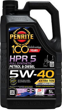 Penrite+HPR+5+Full+Synthetic+5W-40+5L