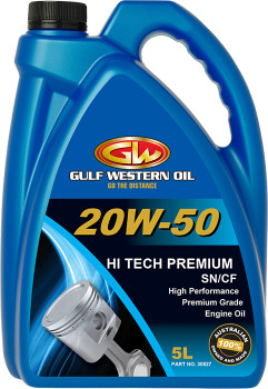 Gulf+Western+Oil+Hi+Tech+Premium+20W-50+5L