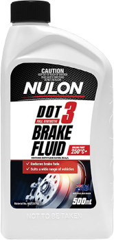Nulon+Dot+3+Full+Synthetic+Brake+Fluid+500mL