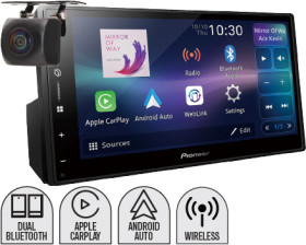 Pioneer+6.8%26rdquo%3B+Wireless+AV+Receiver+%26amp%3B+Reverse+Camera