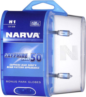 Narva-12V-55W-5000K-Sapphire-Plus-50-Halogen-Globes on sale
